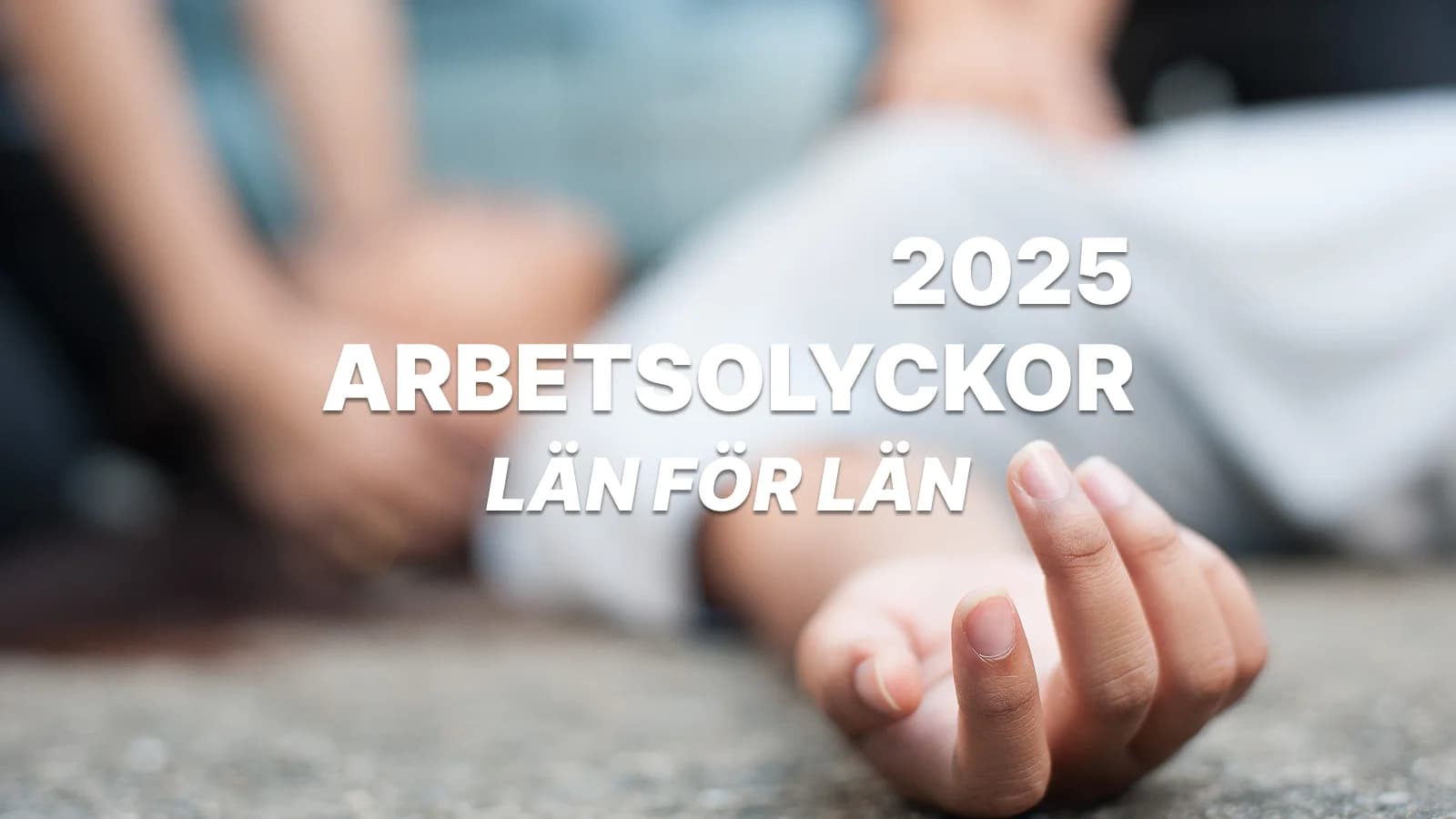 Här ökar arbetsolyckorna mest - län för län