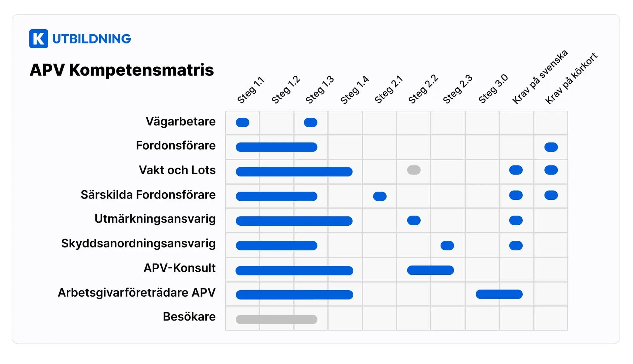 APV kompetensmatris