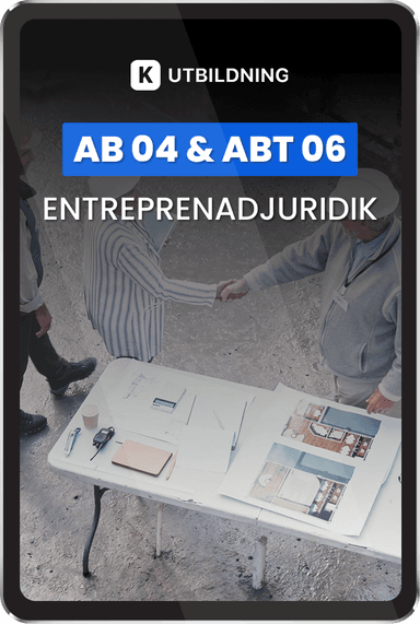 Entreprenadjuridik (AB 04 & ABT 06)