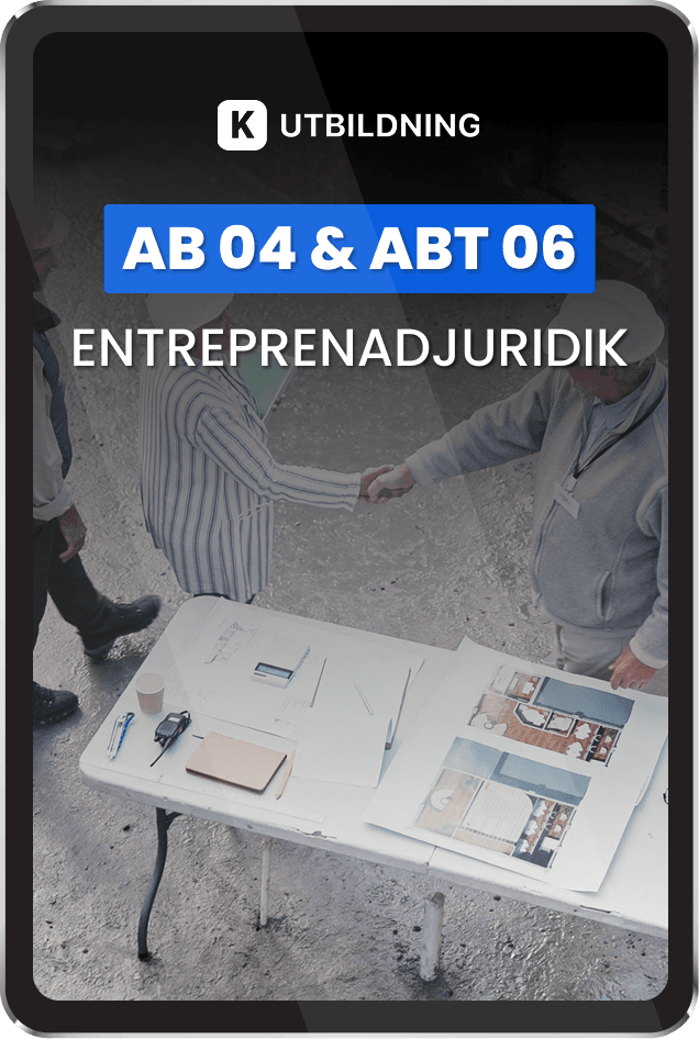 Entreprenadjuridik (AB 04 & ABT 06)
