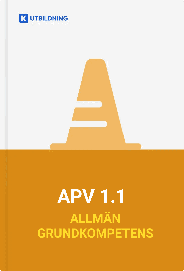 Arbete på väg 1.1 (Allmän grundkompetens)