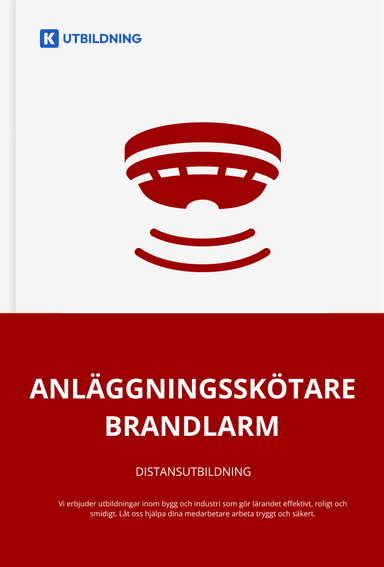 Anläggningsskötare brandlarm