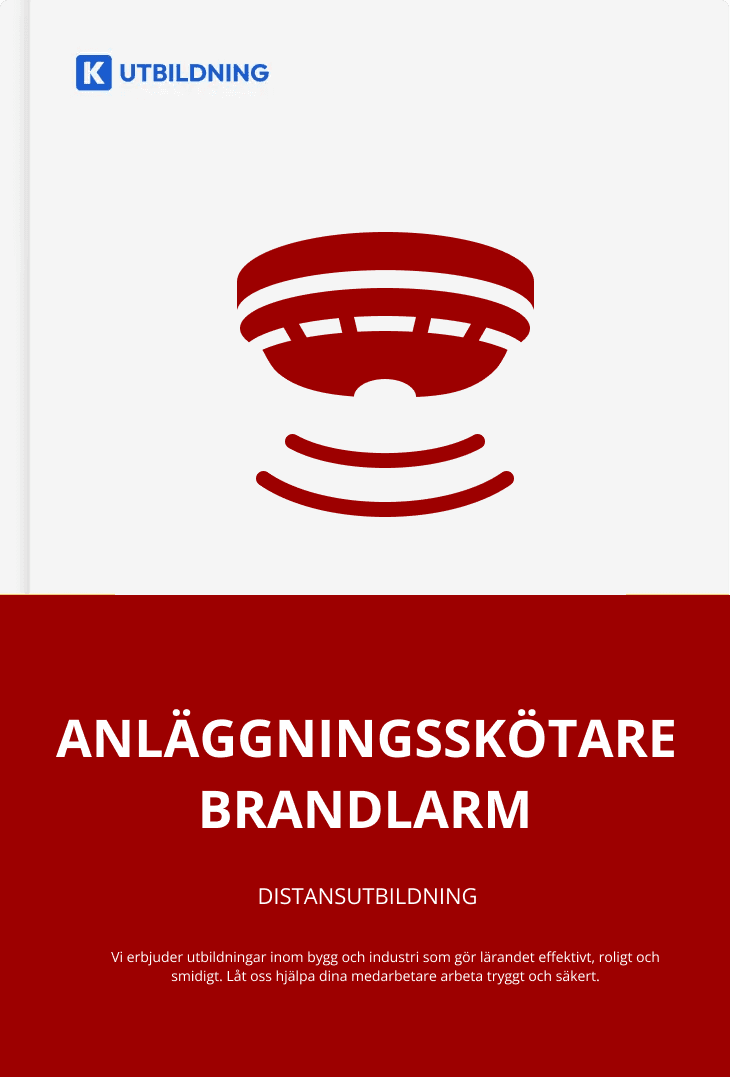 Anläggningsskötare brandlarm
