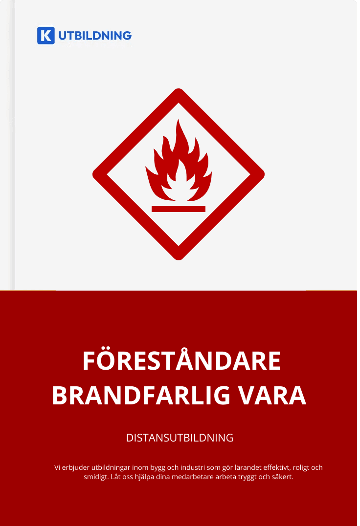 Föreståndare brandfarlig vara
