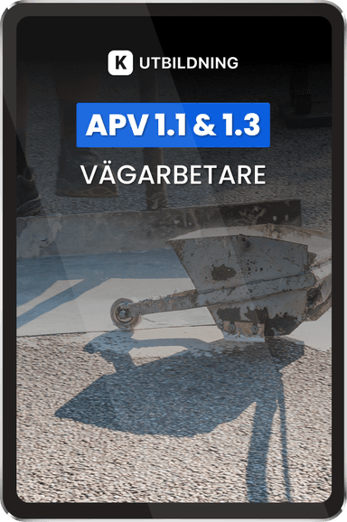 APV 1.1 & 1.3 (Vägarbetare)