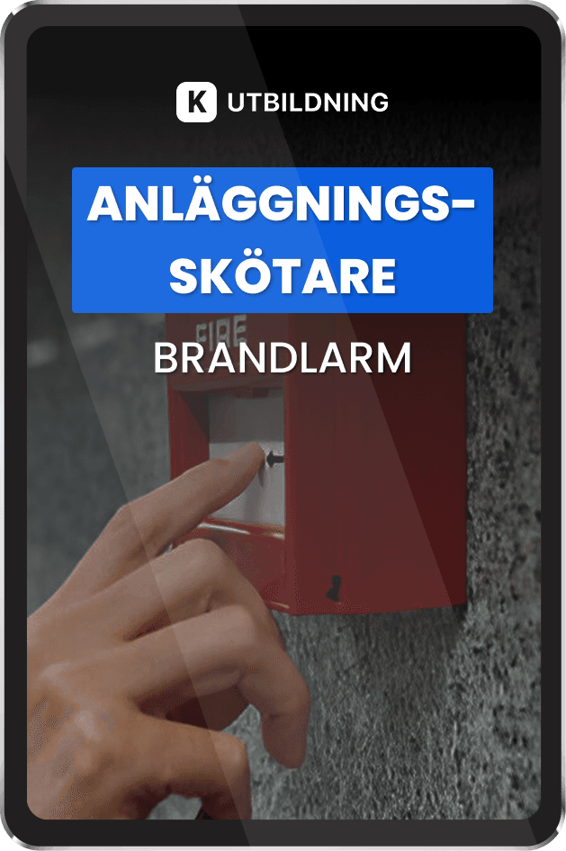 Anläggningsskötare brandlarm