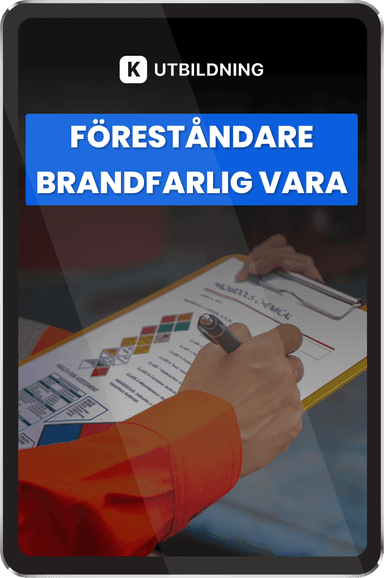 Föreståndare brandfarlig vara