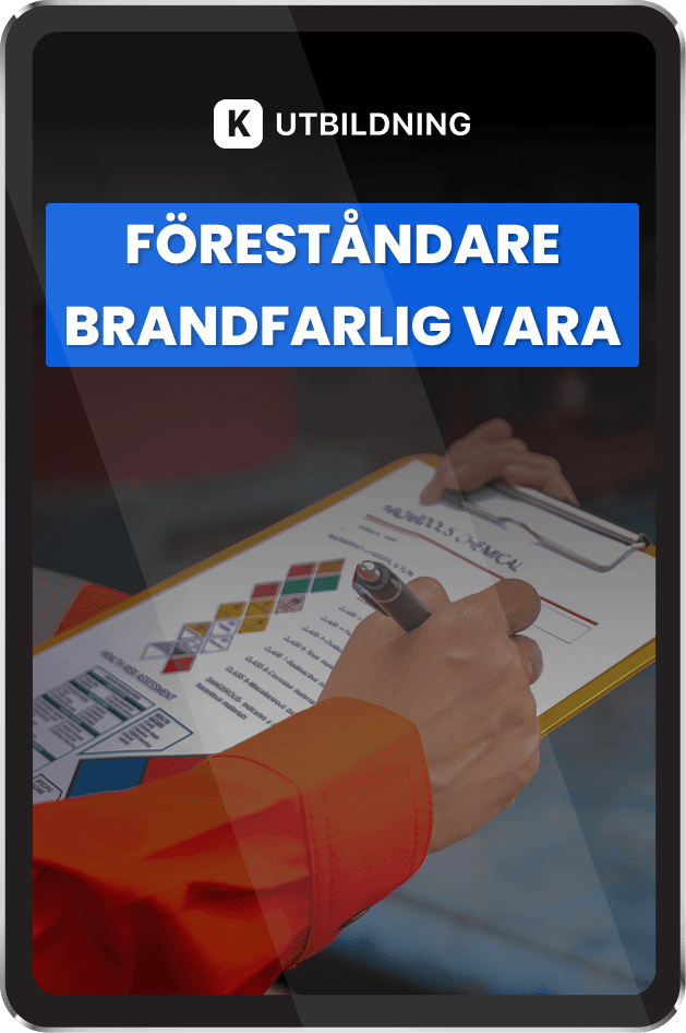 Föreståndare brandfarlig vara