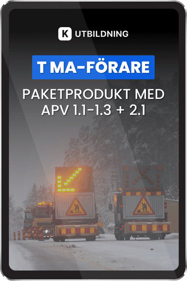 APV-utbildning för TMA-förare (APV 1.1-1.3 + 2.1)