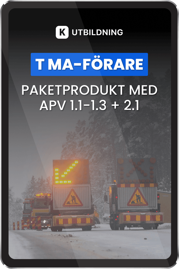 APV-utbildning för TMA-förare (APV 1.1-1.3 + 2.1)